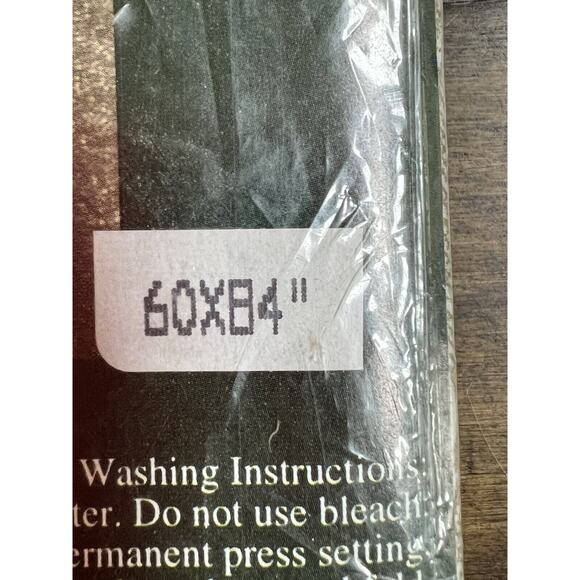 Vintage Sheer Gold Angels Tablecloth Amrose Angelica 60x84 made USA - Picture 3 of 4